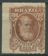 Brasilien 1878 Kaiser Pedro II. 46 Ohne Gummierung - Ungebraucht