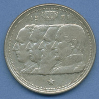 Belgien 100 Francs 1951 Könige Leopold, Albert, KM 139.1 Ss (m4620) - 100 Franc
