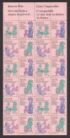 CANADA - HELP Crippled Children - Easter Seals / DOG Wheel Chair -  Charity Stamp Label Vignette Cinderella - MH Sheet - Local, Strike, Seals & Cinderellas