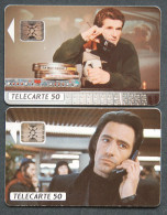 Télécartes Claude Lelouch Gérard Lanvin 1992 Téléphone Et Cinéma Film La Belle Histoire 50U France Telecom - Unclassified