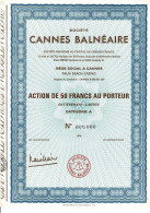 - Titre De 1976 - Société Cannes Balnéaire - - Casino