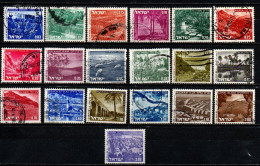 ISRAELE - 1971 - PAESAGGI E VEDUTE DI ISRAELE - USATI - Used Stamps (without Tabs)