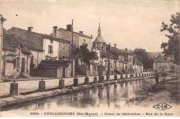 DOULAINCOURT - Canal De Dérivation - Rue De La Gare - Très Bon état - Doulaincourt