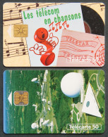 Télécartes Les Télécoms En Chanson Telstar Musée Pleumeur Bodou RADOME 50U Bretagne France Telecom - Zonder Classificatie