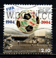 ISRAELE - 2004 - FIFA (Federation Internationale De Football Association), Cent. - USATO - Used Stamps (without Tabs)