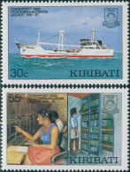 Kiribati 1987 SG268-269 Transport And Communications Set MNH - Kiribati (1979-...)