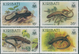 Kiribati 1987 SG274-277 Skinks Set MNH - Kiribati (1979-...)