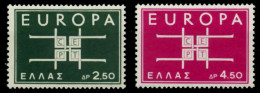 GRIECHENLAND 1963 Nr 821-822 Postfrisch X91E786 - Neufs