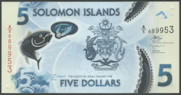 Solomon Islands - 5 Dollars - 2019 ( 2022 ) - Pick: New - Serie A/5 - Polymer - Salomonseilanden