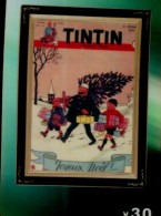 TELECARTE ETRANGERE....TINTIN  . - BD