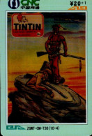 TELECARTE ETRANGERE....TINTIN  . - BD