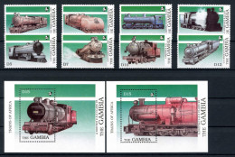 Gambia Block 67-68 + 873-880 Postfrisch Eisenbahn #IU800 - Gambie (1965-...)