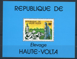Obervolta Block 57 Postfrisch Schafe #R30 - Burkina Faso (1984-...)