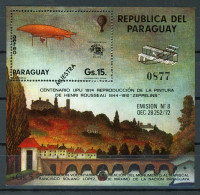 Paraguay Bl 228 Postfrisch Zeppelin Mustermake #GO611 - Paraguay