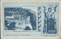 Cs346 Cartolina Saluti Dal Santuario Di Montevergine Provincia Di Avellino - Avellino