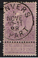 66  Obl  Anvers Départ - 1893-1900 Fine Barbe