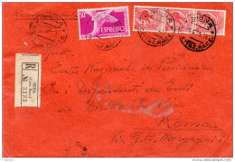 1955  LETTERA  ESPRESSO CON ANNLLO  SIENA - Express-post/pneumatisch