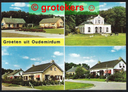 OUDEMIRDUM Groeten Uit 4-luik Ca 1978 - Sonstige & Ohne Zuordnung