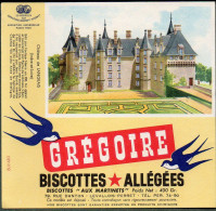 BUVARD - Biscottes GREGOIRE - Château De LANGEAIS - Levensmiddelen