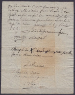 L. (note De Service ?) Datée 19 Février 1511 (?) De La Poste De JEMEPPE Pour Poste De LIEGE - 1598-1621 (Pays-Bas Indépendants)