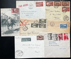 SP LOT DE 7 ENVELOPPES & CARTE MAROC / LOT N° 509 - Lettres & Documents