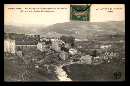 48 - LANGOGNE - LA VALLEE DU LONGOUYROU ET LES VILLAS - Langogne