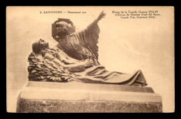 48 - LANGOGNE - LE MONUMENT AUX MORTS - Langogne