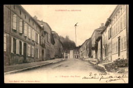 55 - CLERMONT-EN-ARGONNE - L'HOSPICE ET LA RUE THIERS - EDITEUR EMILE MATHIEU - Clermont En Argonne