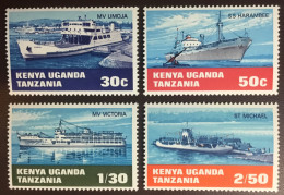 Kenya Uganda Tanzania 1969 Water Transport Ships MNH - Kenya, Ouganda & Tanzanie