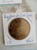 Médaille Touristique Monnaie De Paris 17 Royan Papillon 2007 - 2007
