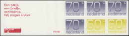 Markenheftchen 45 Ziffern 1991 Mit Reklame Wij Zorgen ... Und PB 44B, ** - Booklets & Coils