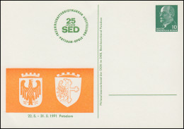 PP 8/88 Ulbricht 10 Pf Wappen Potsdam Und Opole 1971, ** - Other & Unclassified