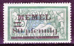 MEMEL - Timbre N°25 Neuf A/charnière - Nuovi