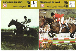 GF2058 - FICHES EDITION RENCONTRE - CAROLINE BRADLEY - GRAZIANO MANCINELLI - STEVE DONOGHUE - HANS GUNTER WINKLER - Equitation