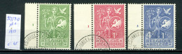 Belgique    N°927/9 O  Avec Planche 1 Idée Européenne - ....-1960