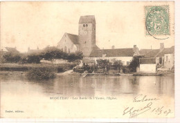 89 - Moneteau - Les Bords De L'Yonne - L'Eglise - Moneteau