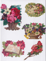 CHROMOS - CHROMO - LOT DE 7 IMAGES De FLEURS  - ROSES ETC - Flowers