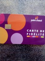 BELGIQUE CARTE A PUCE CHIP CARD CARTE FIDELITE POINT CHAUD NEUVE MINT - Cartes De Salon Et Démonstration