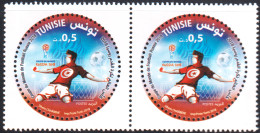 2018 - Tunisie  - Coupe Du Monde De Football Russie 2018  - Paire 2V -   MNH***** - 2018 – Russie