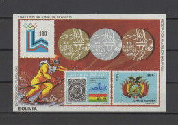 Bolivia 1980 Olympic Games Lake Placid S/s MNH -scarce- - Hiver 1980: Lake Placid