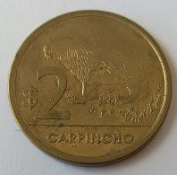 URUGUAY - 2 Pesos 2011 - CARPINCHO - - Uruguay