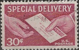 USA 1957 Special Delivery - Delivery By Hand - 30c. - Lake FU - Express & Recommandés
