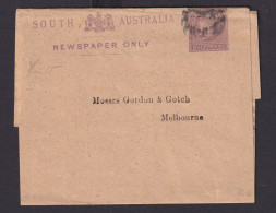 Australien South Australia Ganzsache Streifband 1/2p Queen Victoria - Collections