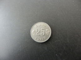 Iceland 25 Aurar 1959 - IJsland