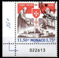 MONACO   -  1999 .  Y&T N° 2215 Oblitéré.  Ordre De Malte - Used Stamps