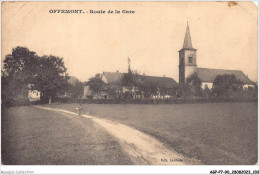 AGPP7-0646-90 - OFFEMONT - Route De La Gare  - Offemont