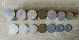 Germany DDR Set 7 Coins 2+1 Marka 50+20+10+5+1 Pfennig Price For One Set - Collections