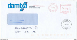 EMA Meter Slogan Cover Hasler / Damixa - 7 October 1997 Odense NØ - Lettres & Documents