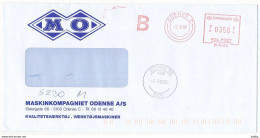 EMA Meter Slogan Cover Hasler / Maskinkompagniet Odense - 2 September 1997 Odense C - Cartas & Documentos