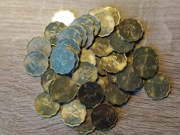 Hong Kong Lot Of 10 Coins  20 Cents Years Random - Hong Kong